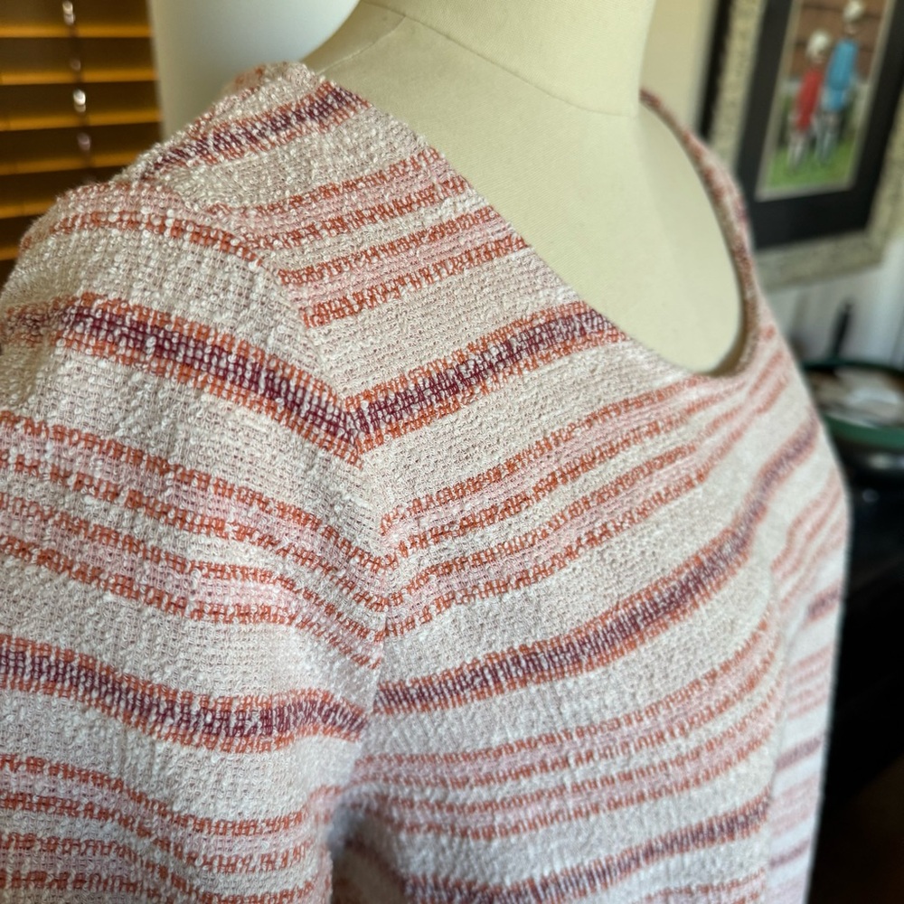BUNDLE ME! Boucle Green Envelope short sleeve top L - Picture 2 of 10